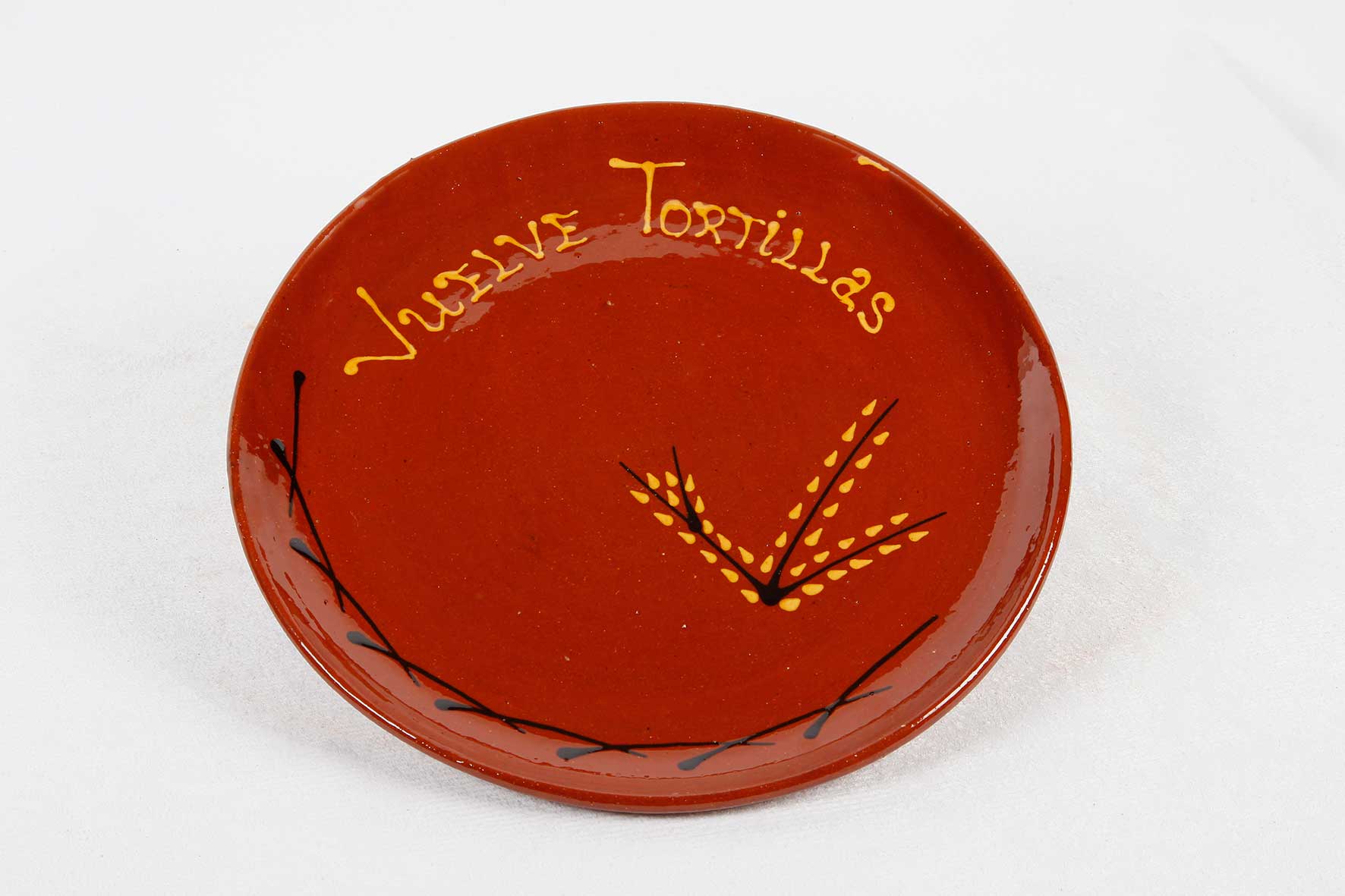 Vuelta tortillas de cerámica  Alfarería tradicional gallega
